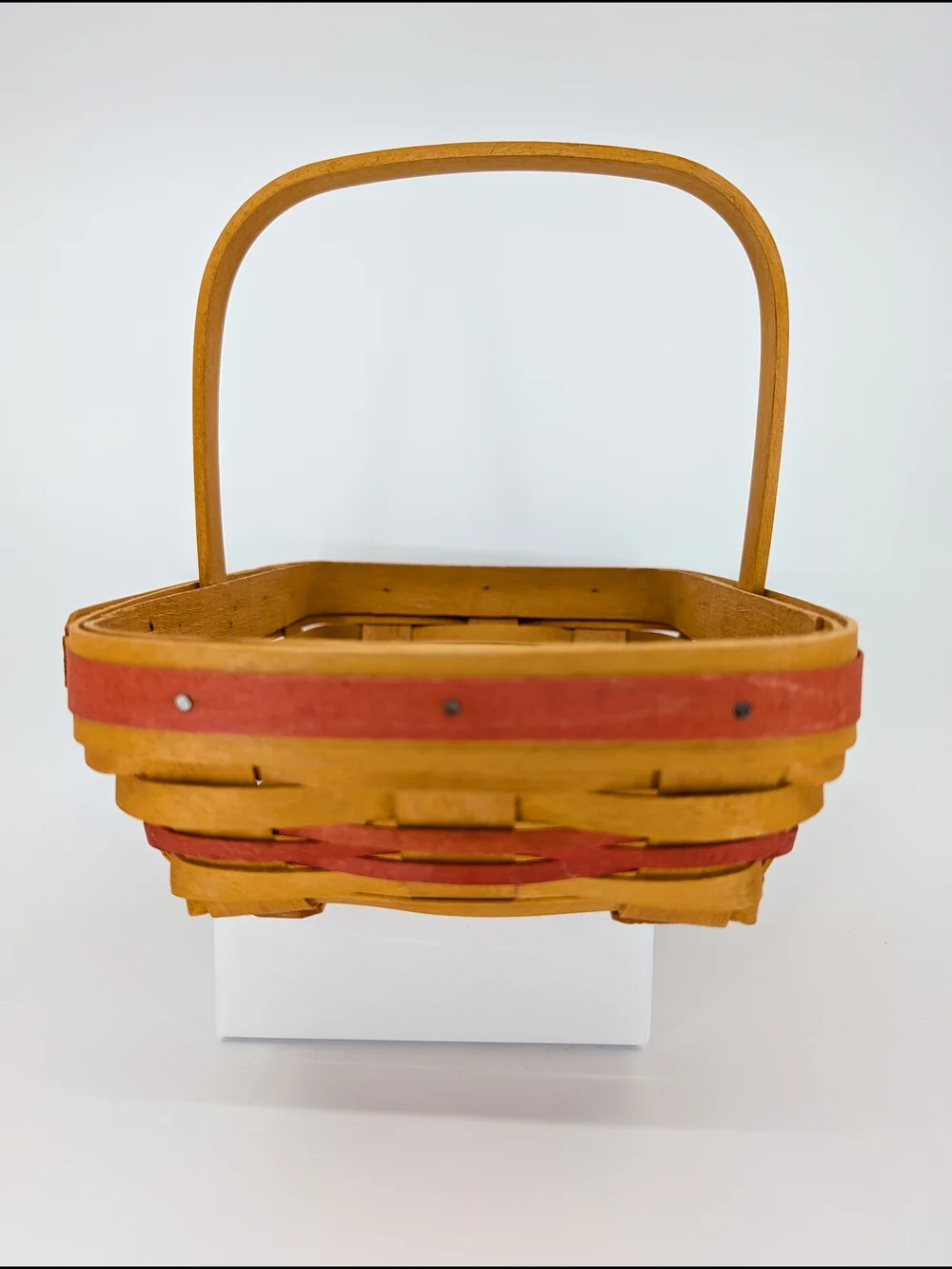 Longaberger 2000 Mothers Day Early Blossoms Set Basket/Liner/Tie-On/Pots/Protect